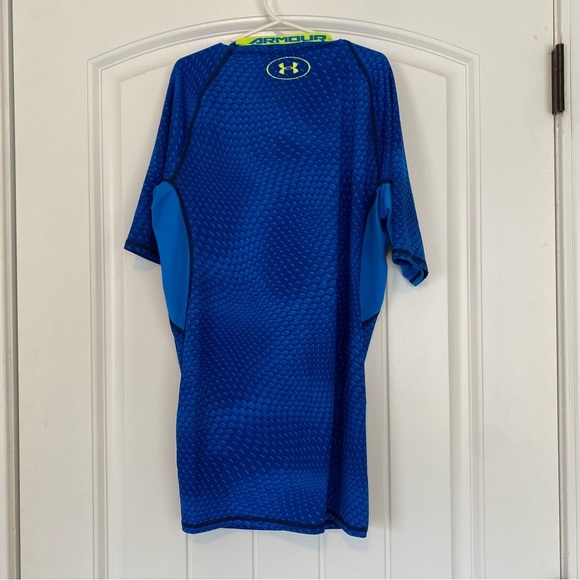 Under Armour Blue Compression Short Sleeve Shirt Size Small - Picture 5 of 6